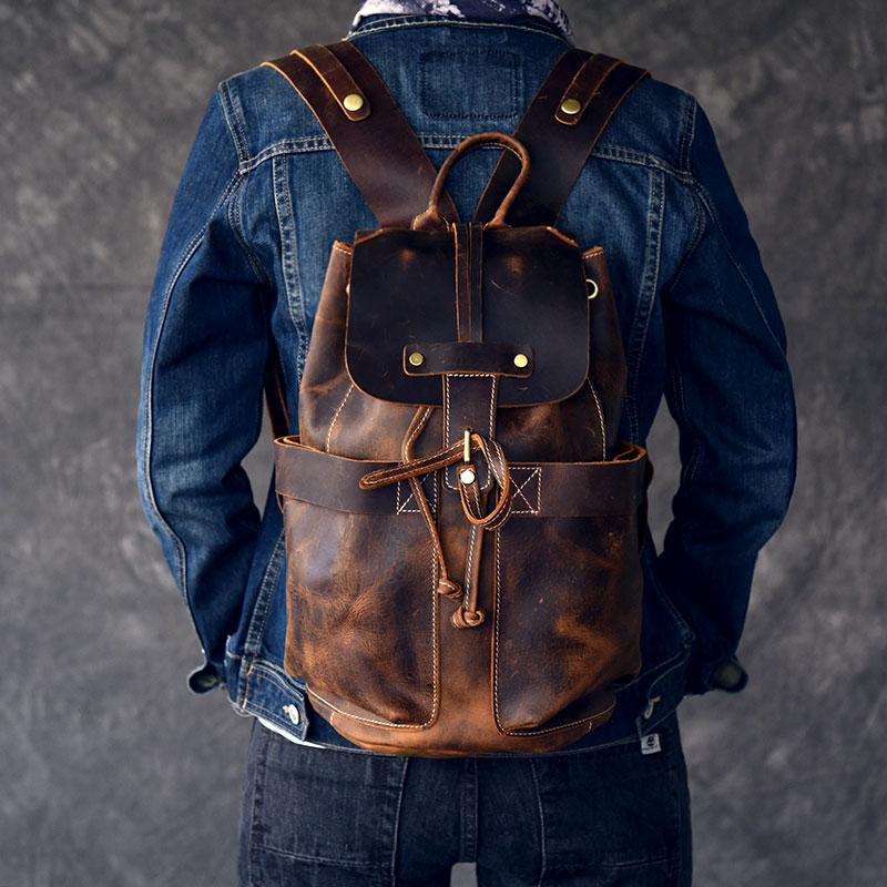 Orchard Vintage Leather Travel Backpack | Your Perfect Adventure Companion