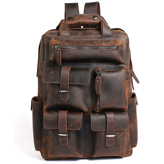 Elevate Your Style with the SoHo Handmade Genuine Leather Backpack