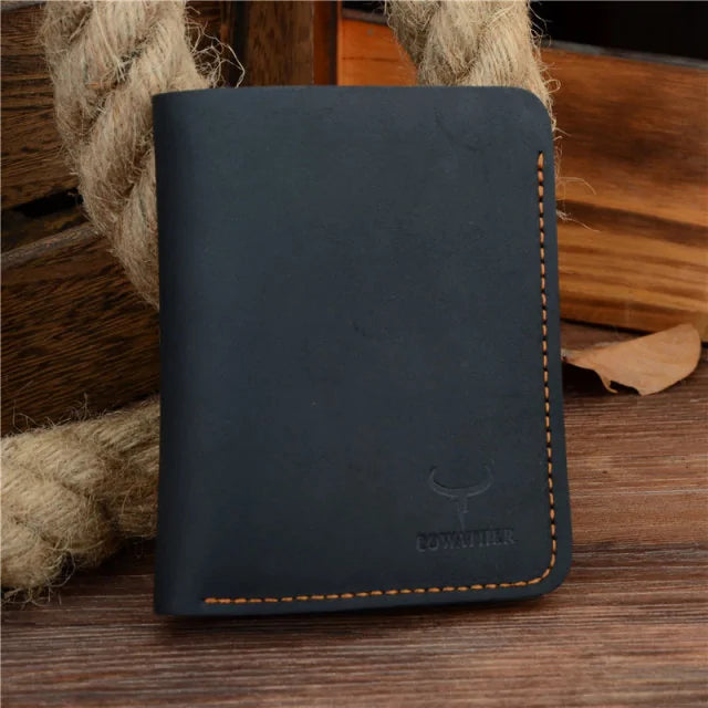 Vintage Crazy Horse Leather Wallet