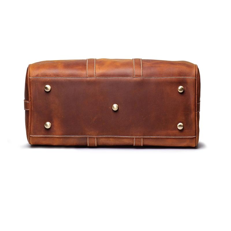 Discover the Bronx Weekender: Chic Small Leather Duffle Bag for Stylish Escapes