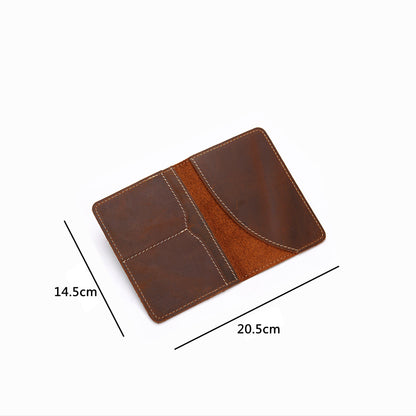 Luxurious Handmade Leather Passport Holder by Priam