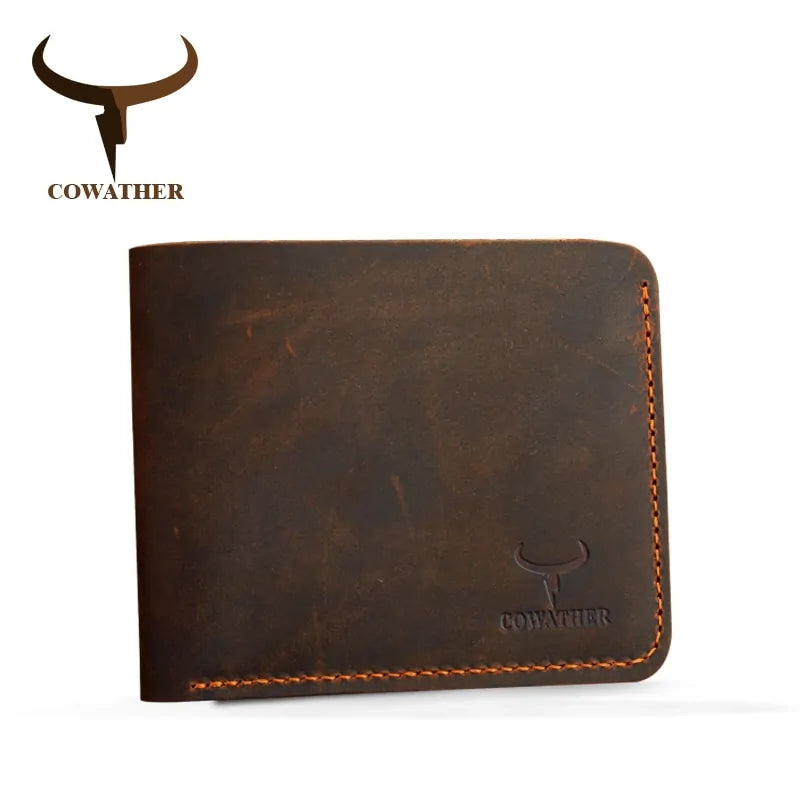 Vintage Crazy Horse Leather Wallet