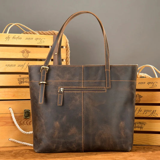 The Herschel | Stylish Handcrafted Leather Tote Bag