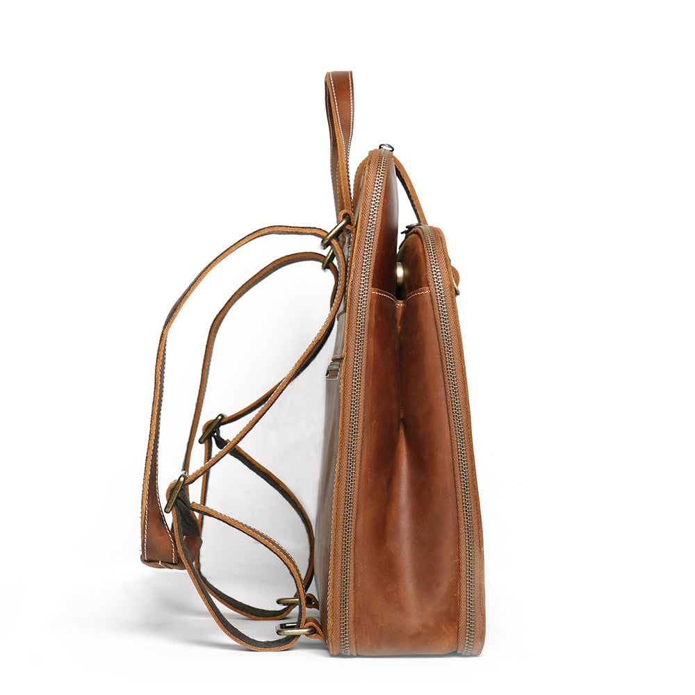 Stylish Sutton Small Leather Backpack for Women