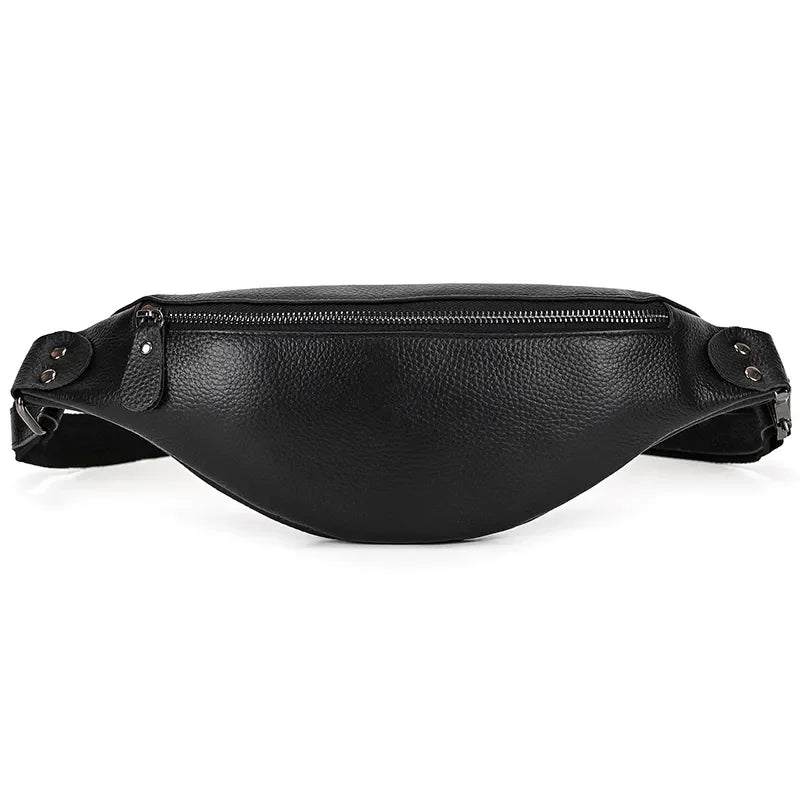 Sleek Black Leather Walcott Fanny Pack: The Ultimate Stylish Waist Bag