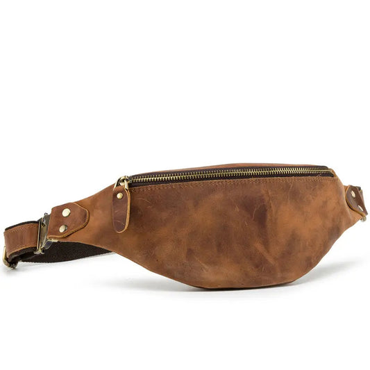 Westwood Premium Full Grain Leather Waist Bag | Stylish & Durable Fanny Pack