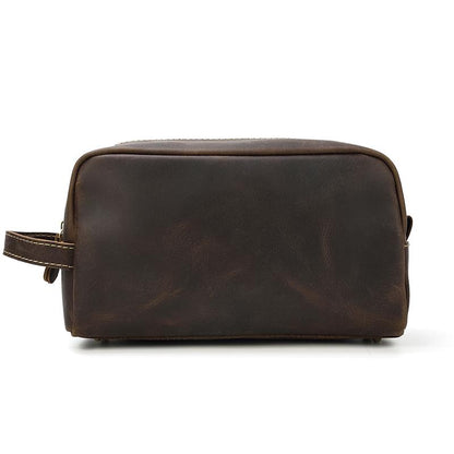 The Wanderer Travel Toiletry Bag | Luxurious Genuine Leather Essentials Organizer