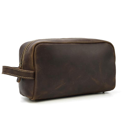 The Wanderer Travel Toiletry Bag | Luxurious Genuine Leather Essentials Organizer