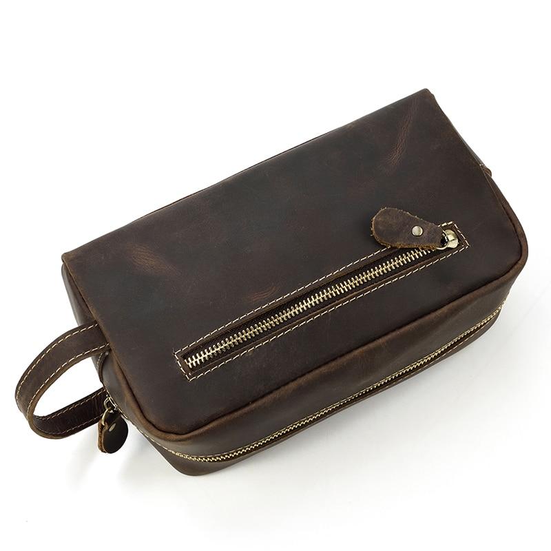 The Wanderer Travel Toiletry Bag | Luxurious Genuine Leather Essentials Organizer