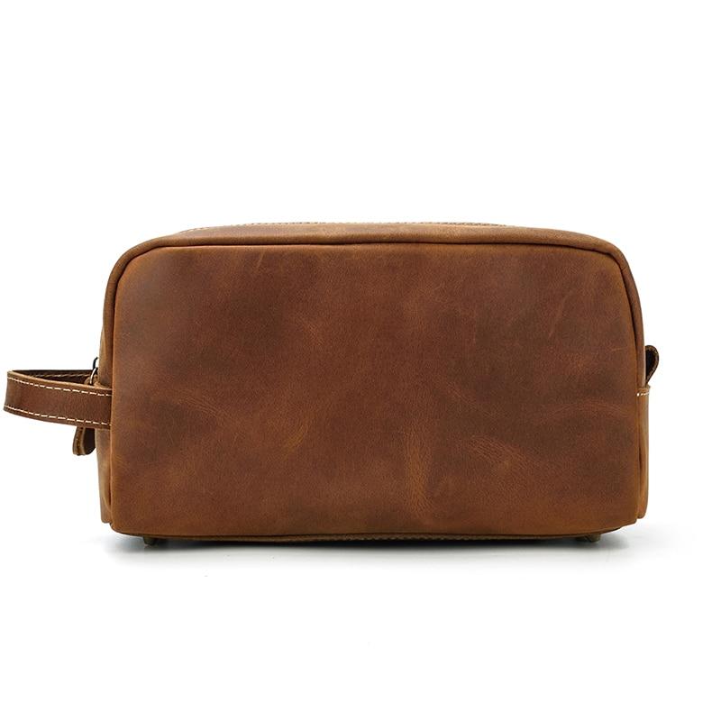 The Wanderer Travel Toiletry Bag | Luxurious Genuine Leather Essentials Organizer