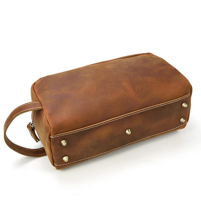 The Wanderer Travel Toiletry Bag | Luxurious Genuine Leather Essentials Organizer