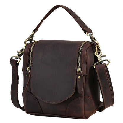 Chelsea | Chic Small Leather Camera Bag - Stylish Lens Case for Photography Lovers