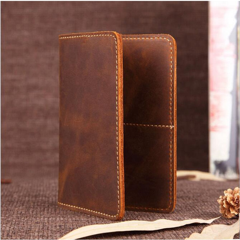 Luxurious Handmade Leather Passport Holder by Priam