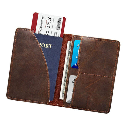 Luxurious Handmade Leather Passport Holder by Priam