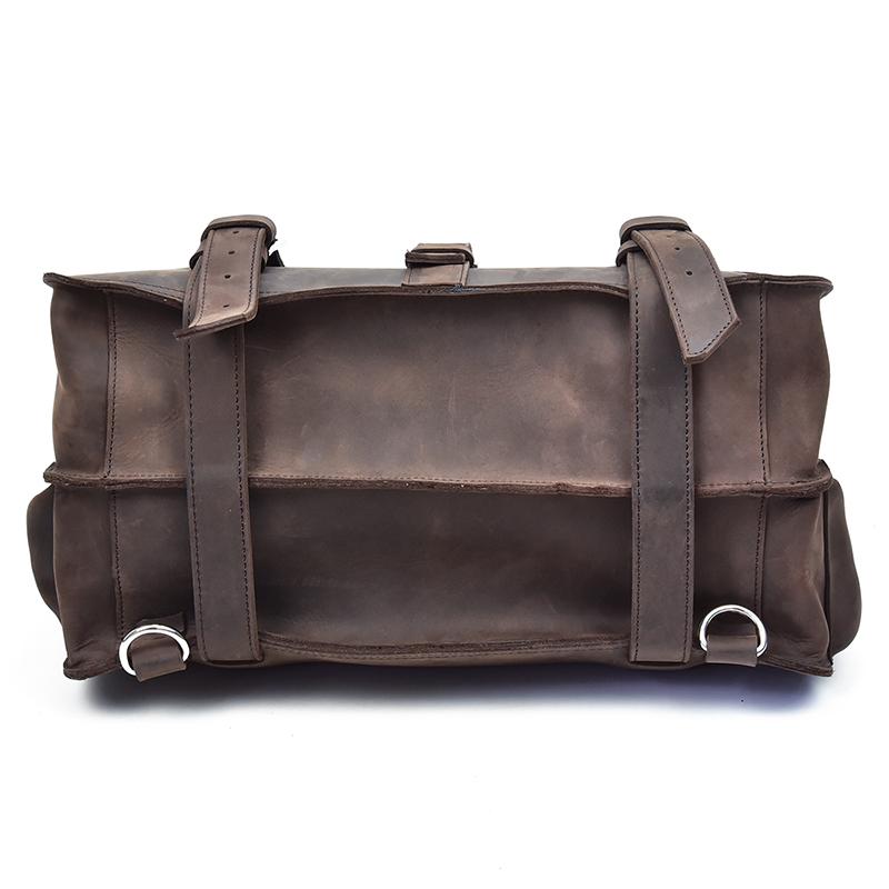 Greenwich Vintage Leather Messenger Bag | Spacious & Stylish Travel Companion