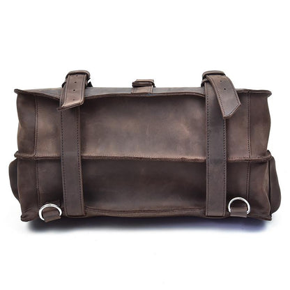 Greenwich Vintage Leather Messenger Bag | Spacious & Stylish Travel Companion