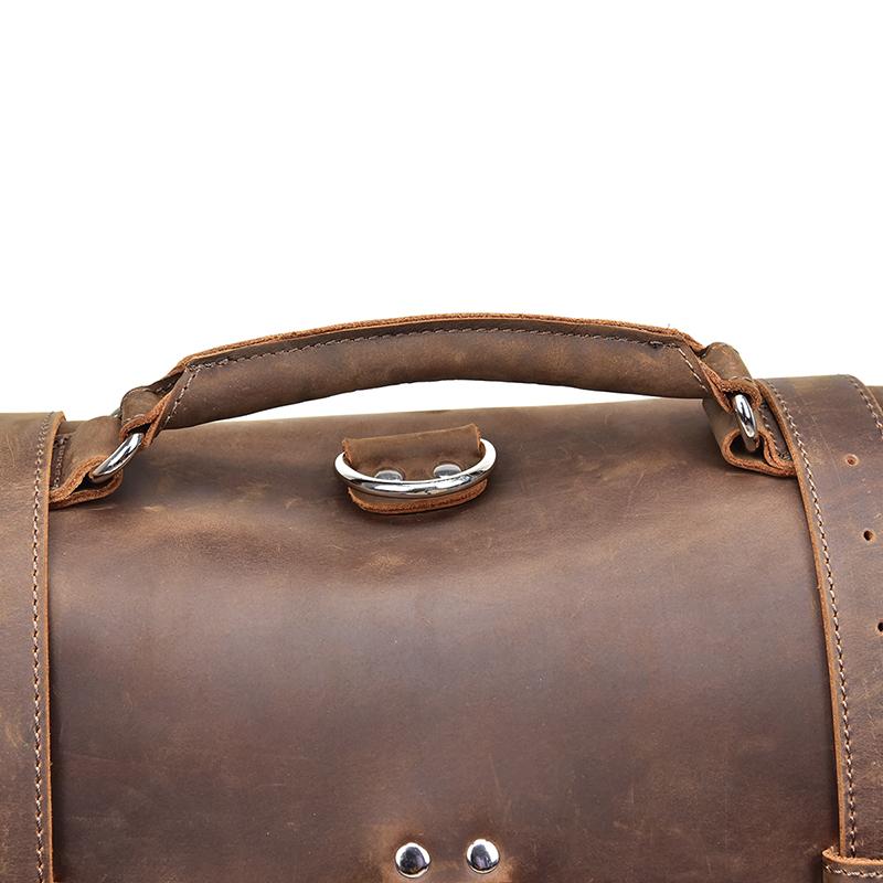 Greenwich Vintage Leather Messenger Bag | Spacious & Stylish Travel Companion