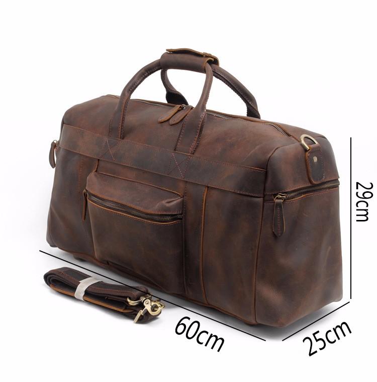 Astoria Weekender: Exquisite Handcrafted Leather Duffle Bag for Stylish Adventures