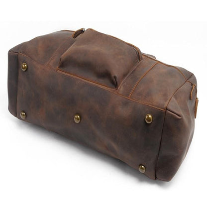 Astoria Weekender: Exquisite Handcrafted Leather Duffle Bag for Stylish Adventures