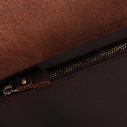 Glen Vintage Leather Travel Backpack - Timeless Style for Your Adventures!