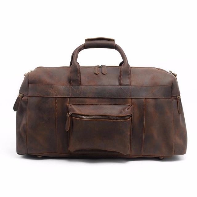 Astoria Weekender: Exquisite Handcrafted Leather Duffle Bag for Stylish Adventures