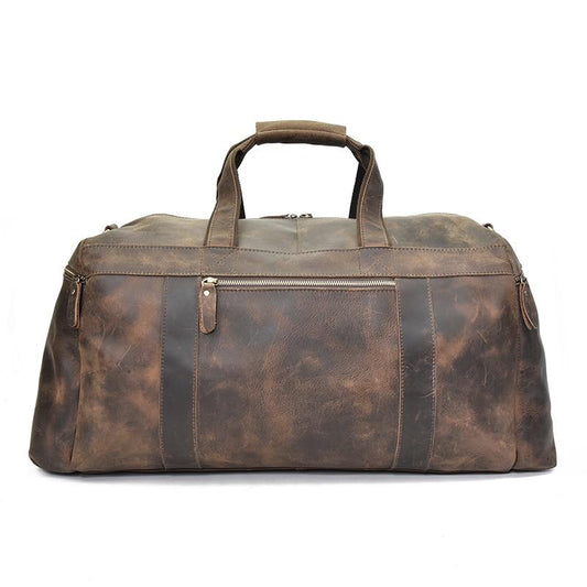 Clinton Luxury Leather Duffle Bag | Spacious Weekender Essential