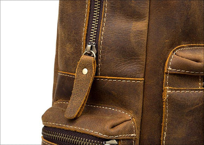 The Lexington Vintage Leather Backpack | Timeless Style and Durability