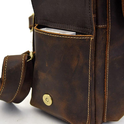Chic Fulton Handcrafted Leather Backpack