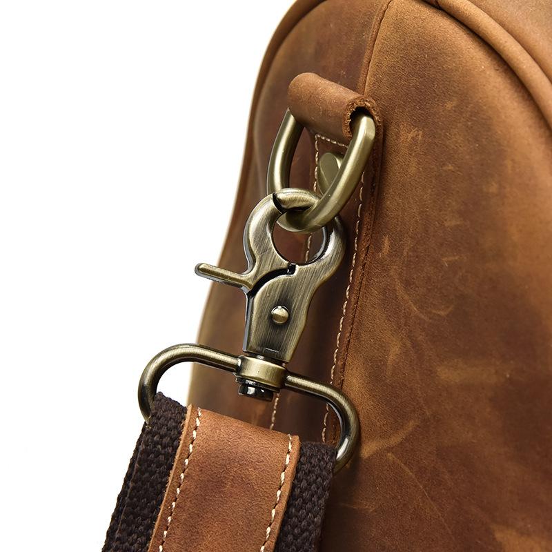 Elevate Your Weekend Getaway with the Brighton Handcrafted Leather Duffle Bag