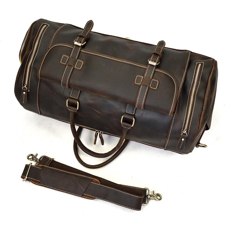 Elevate Your Travel Style with the Artisan Crafted Bedford Weekender Leather Duffle Bag