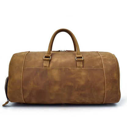 Elevate Your Travel Style with the Artisan Crafted Bedford Weekender Leather Duffle Bag