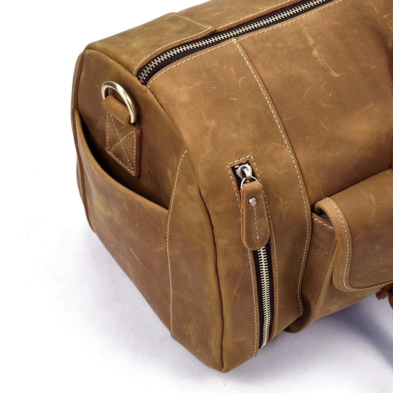 Elevate Your Travel Style with the Artisan Crafted Bedford Weekender Leather Duffle Bag