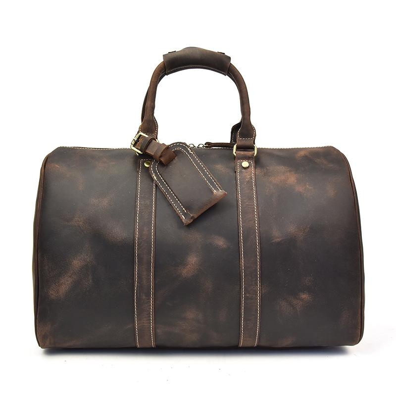 Discover the Bronx Weekender: Chic Small Leather Duffle Bag for Stylish Escapes