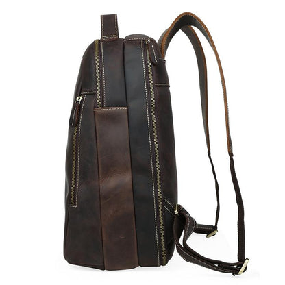 The Stanton Leather Backpack | Compact and Stylish Genuine Leather Design