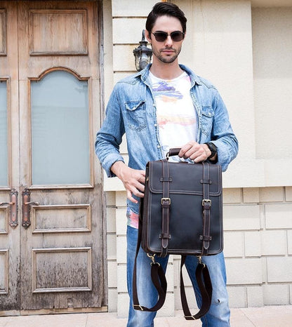 Timeless Triborough Vintage Leather Backpack