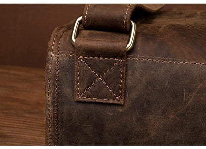 Riverside Vintage Leather Backpack - Timeless Style Meets Functionality