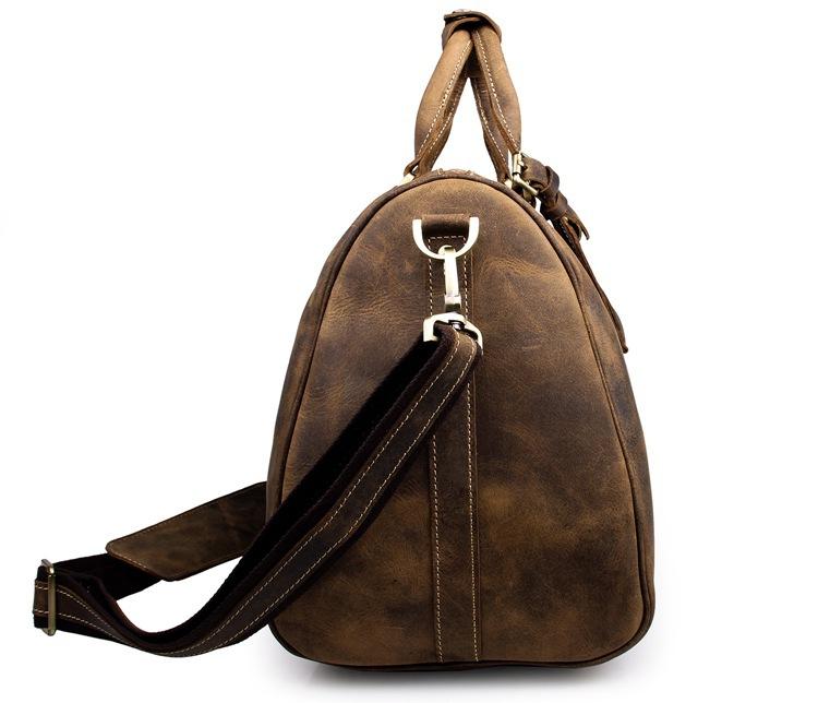 Discover the Bronx Weekender: Chic Small Leather Duffle Bag for Stylish Escapes