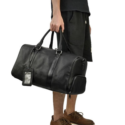 The Easton Weekender | Timeless Vintage Leather Duffle Bag for Stylish Getaways