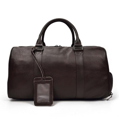 The Easton Weekender | Timeless Vintage Leather Duffle Bag for Stylish Getaways