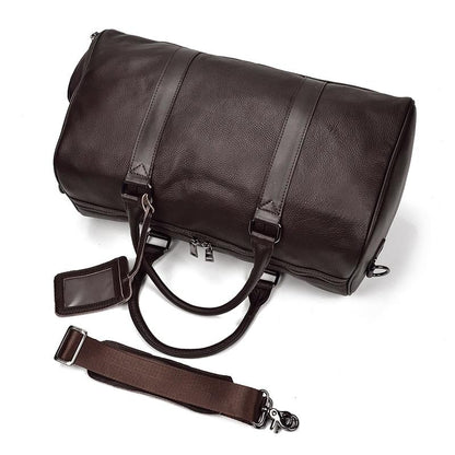 The Easton Weekender | Timeless Vintage Leather Duffle Bag for Stylish Getaways