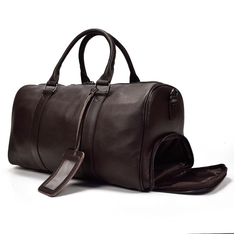 The Easton Weekender | Timeless Vintage Leather Duffle Bag for Stylish Getaways