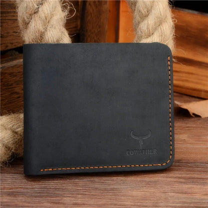 Vintage Crazy Horse Leather Wallet